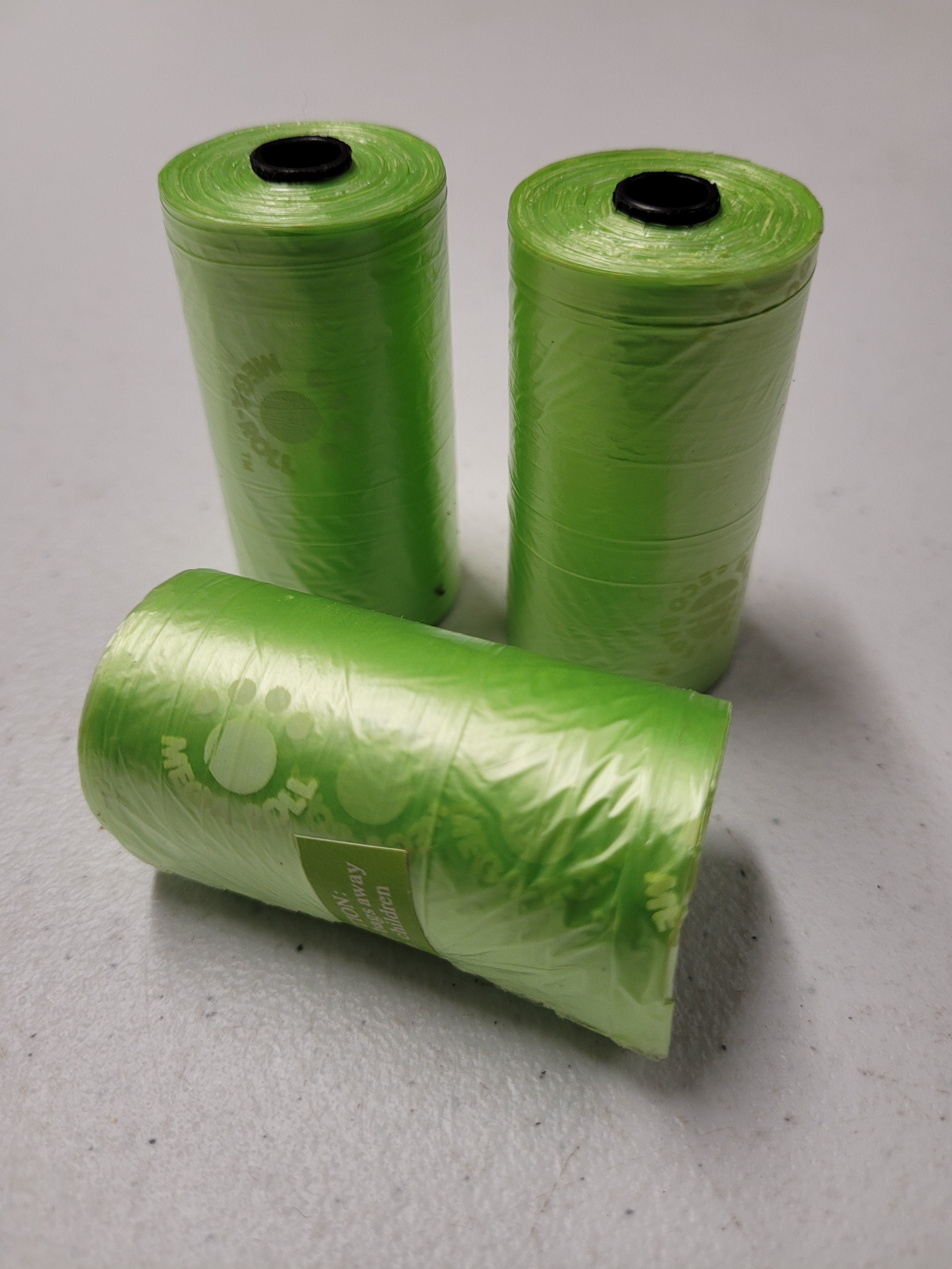 Petkin Bamboo Eco Mega-Roll Waste Bags w/Dispenser