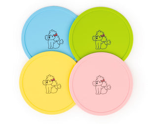 Cat/Dog Silicon Coaster Sets (4 coasters per pkg.)